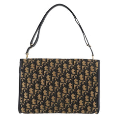 Christian Dior Vintage Trotter Shoulder Bag Canvas