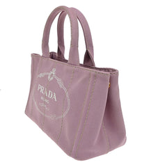 Prada Canapa Open Tote Canvas