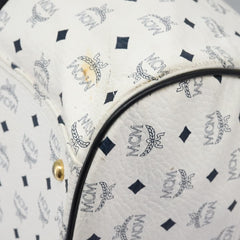 MCM Visetos Handbag Canvas and Leather