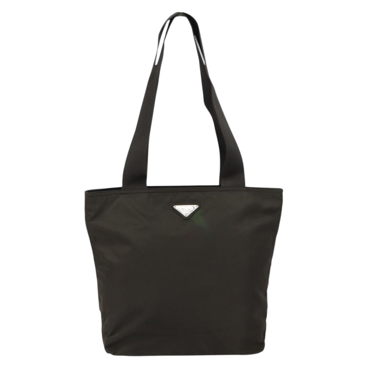 Prada Vintage Zip Tote Tessuto