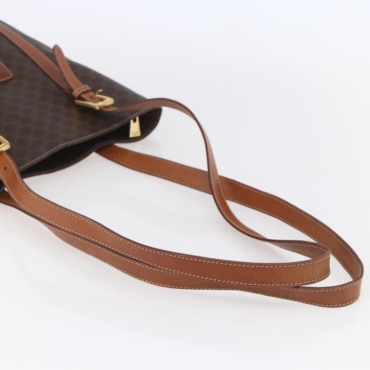 Celine Vintage Macadam Tote bag Canvas and Leather