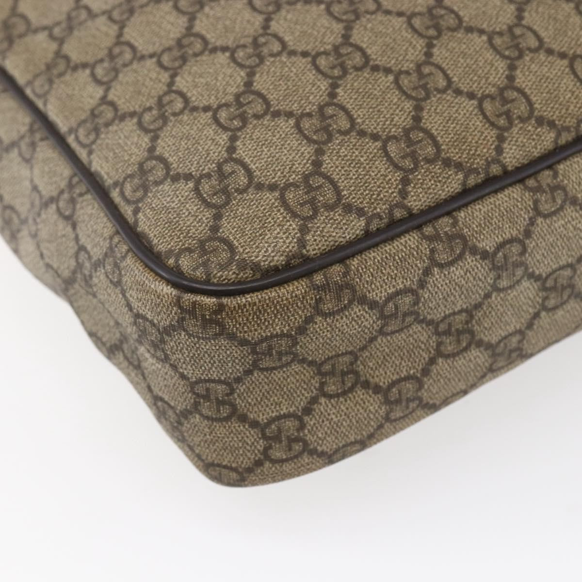 Gucci Front Zip Messenger GG Coated Canvas