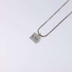 Christian Dior CD Logo necklace Metal