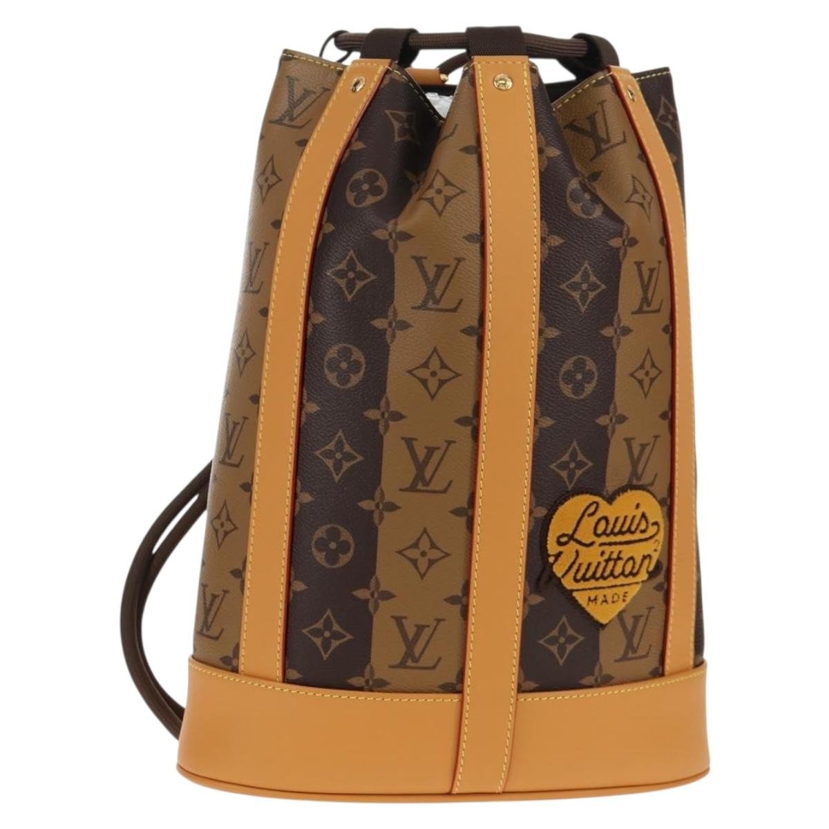 Louis Vuitton Nigo Randonnee Backpack Limited Edition Stripes Monogram Canvas