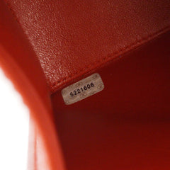 Chanel Vintage Top Handle Flap Bag Quilted Caviar