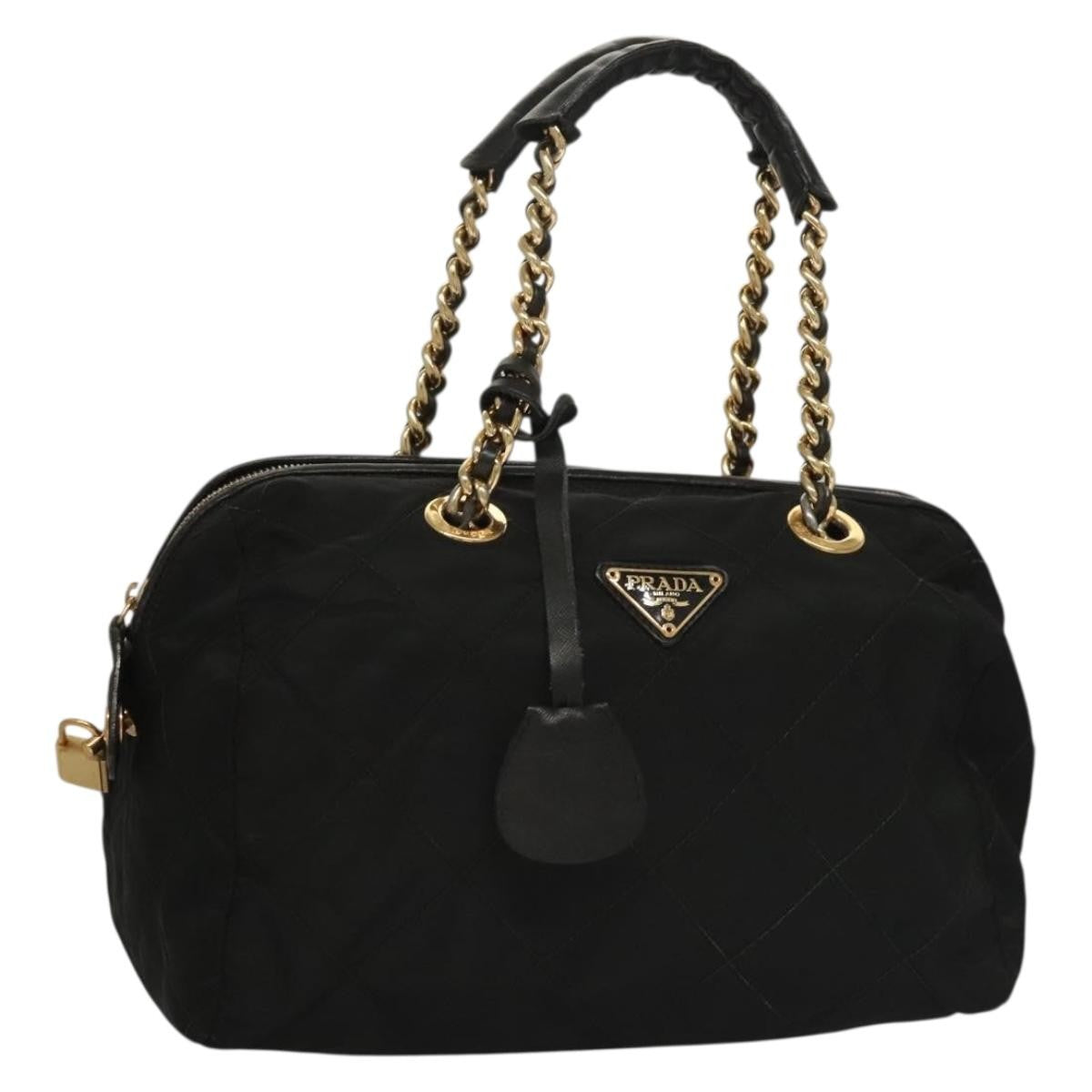Prada Chain Shoulder Bag Tessuto
