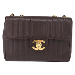 Chanel Vintage Classic Single Flap Bag Vertical Quilt Lambskin