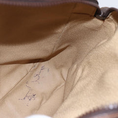 Gucci Front Pocket Messenger Bag GG Canvas with Leather