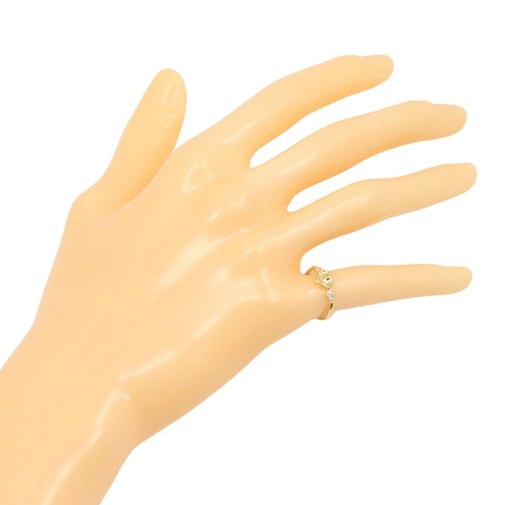 Tiffany & Co. Elsa Peretti Full Heart Ring 18K Yellow Gold with Diamond