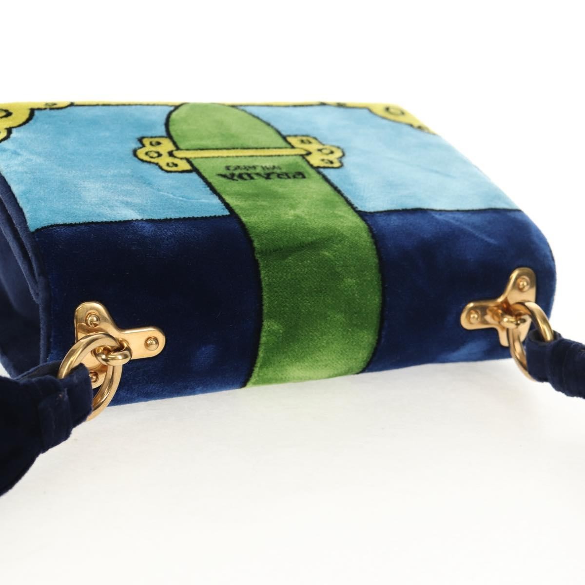 Prada Cahier Crossbody Bag Printed Velvet