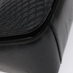 Bally Vintage Flap Handbag Quilted Leather