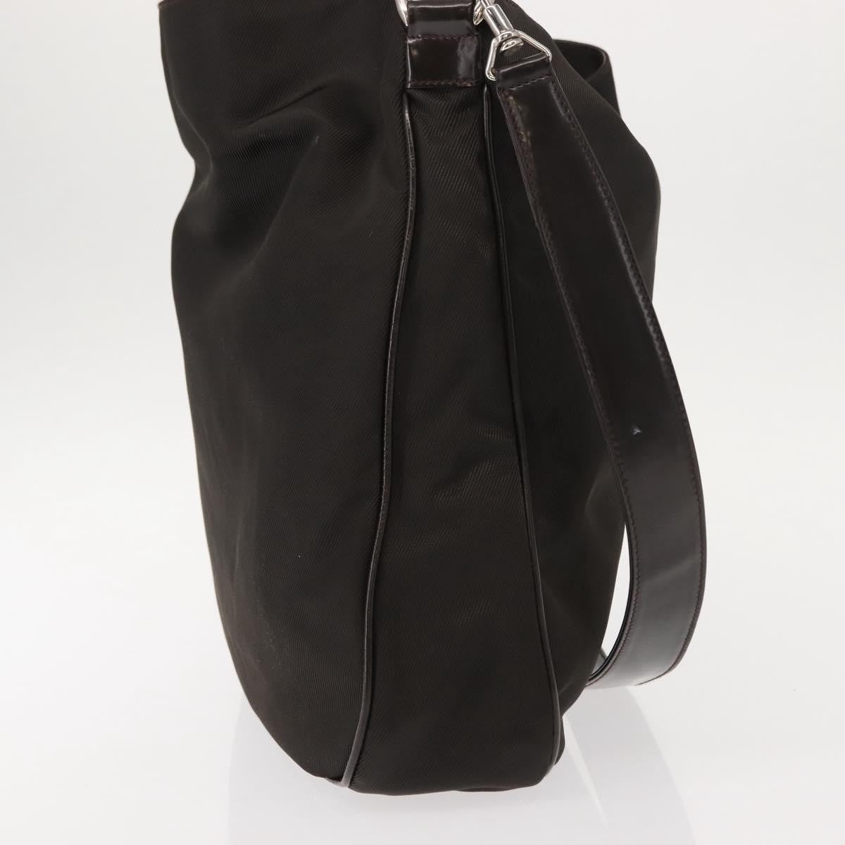 Gucci Vintage Bamboo Shoulder Bag Nylon