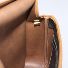 Christian Dior Vintage Honeycomb Flap Crossbody Bag Coated Canvas