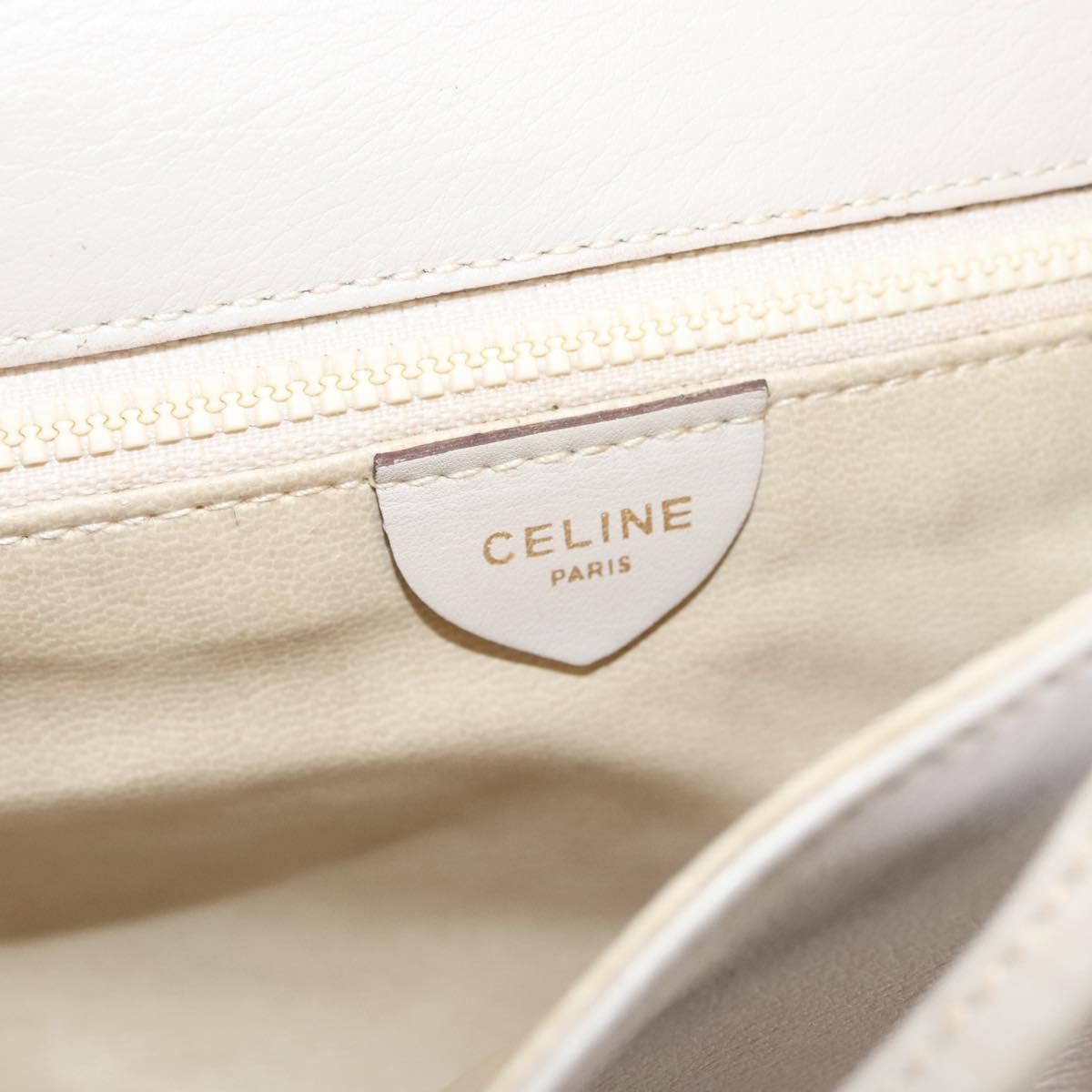 Celine Flap Shoulder Bag Leather