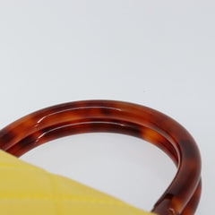 Chanel Vintage CC Resin Pocket Tote Quilted Leather