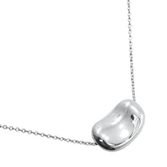Tiffany & Co. Elsa Peretti Bean Pendant Necklace Sterling Silver