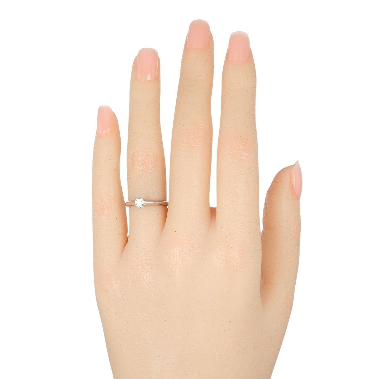 Tiffany & Co. Tiffany Setting Solitaire Ring Platinum with RBC Diamond I/VS1