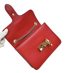 Gucci Interlocking Shoulder Bag Leather