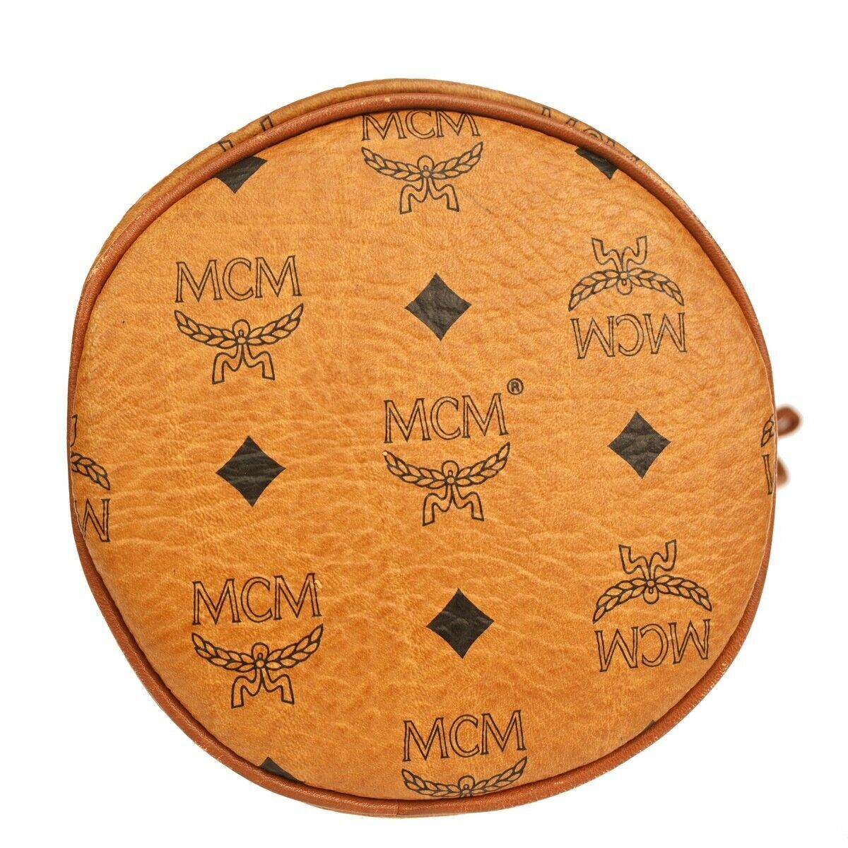MCM Drawstring Shoulder Bag Leather