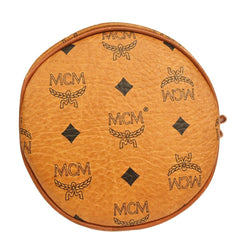 MCM Drawstring Shoulder Bag Leather
