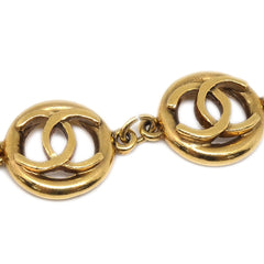 Chanel CC Cutout Round Bracelet Metal