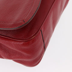 Salvatore Ferragamo Gancini Shoulder Bag Leather