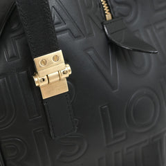 Louis Vuitton Paris Speedy Cube Bag Embossed Leather