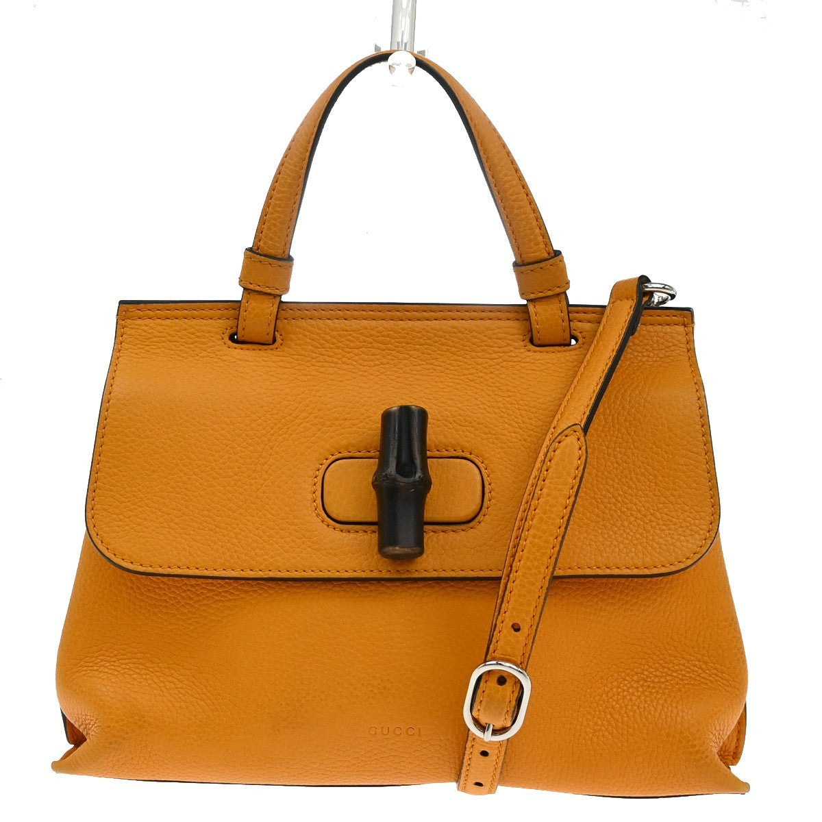 Gucci Bamboo Daily Top Handle Bag Leather