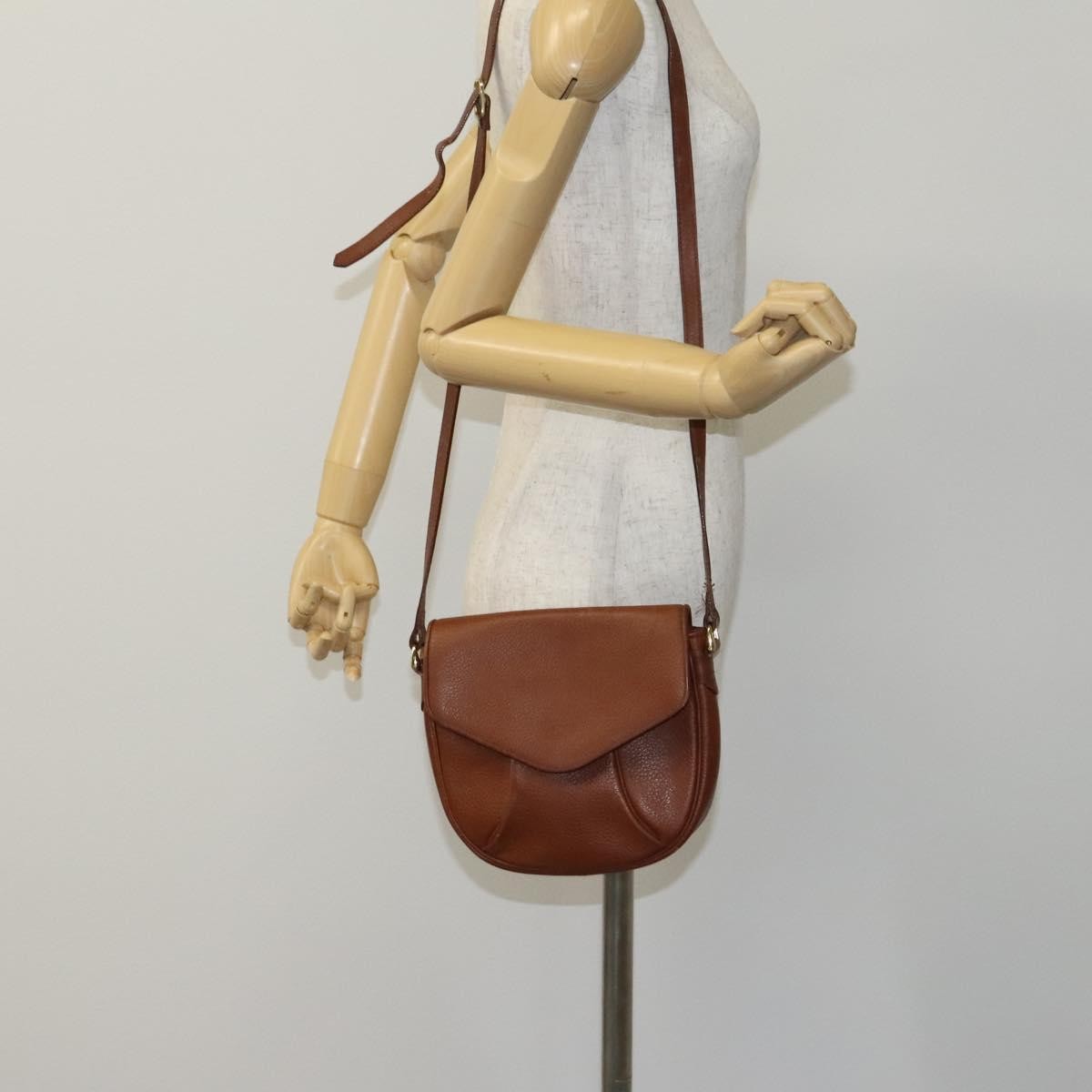 Burberry Flap Shoulder Bag Leather