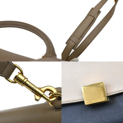 Celine Tricolor Trapeze Bag Leather