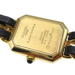 Chanel Premiere Rock Quartz Watch Plated Metal and Leather