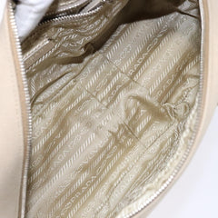 Prada Bauletto Bag Canvas with Leather