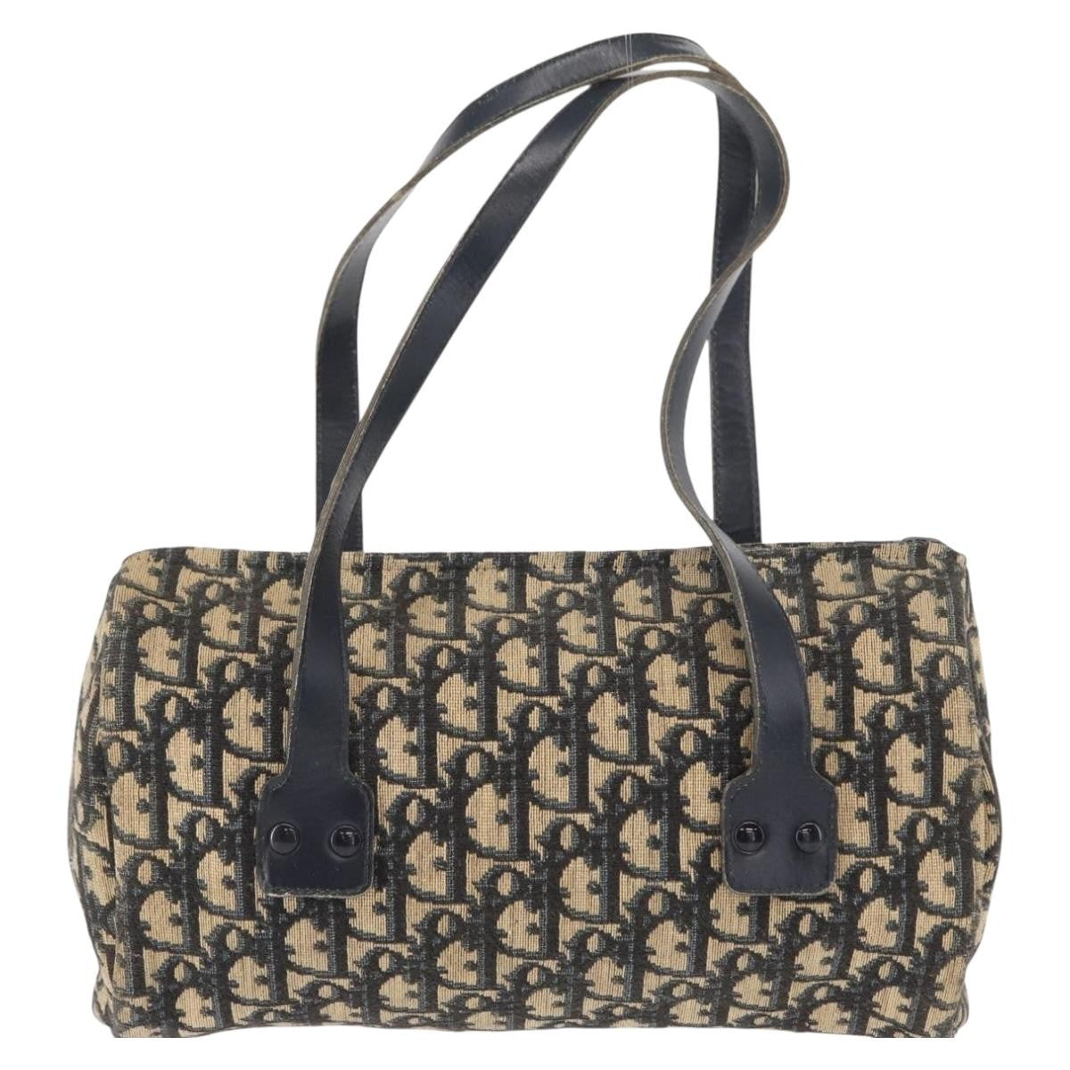 Christian Dior Vintage Trotter Handbag Canvas