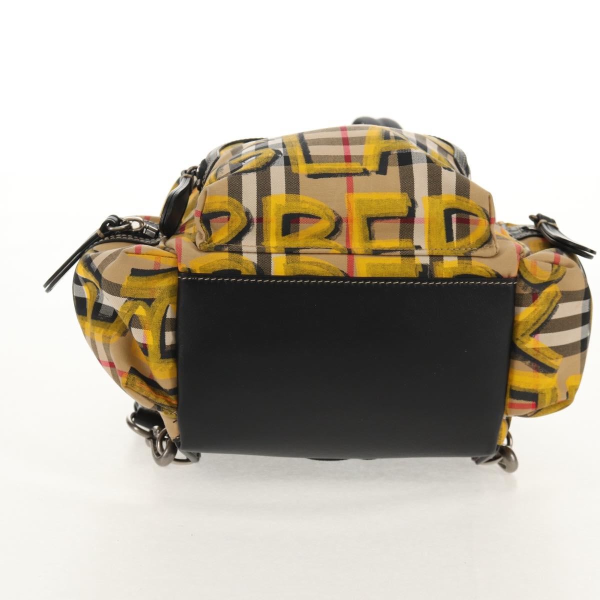 Burberry Graffiti Rucksack Backpack Vintage Check Canvas