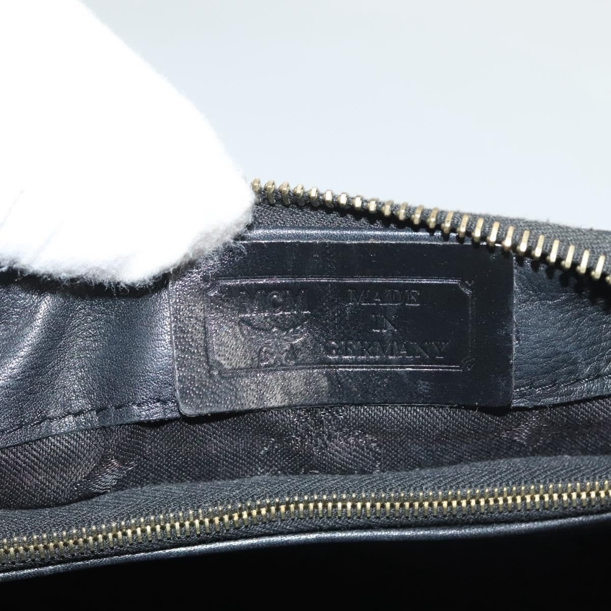 MCM Visetos logogramme Handbag Canvas and Leather