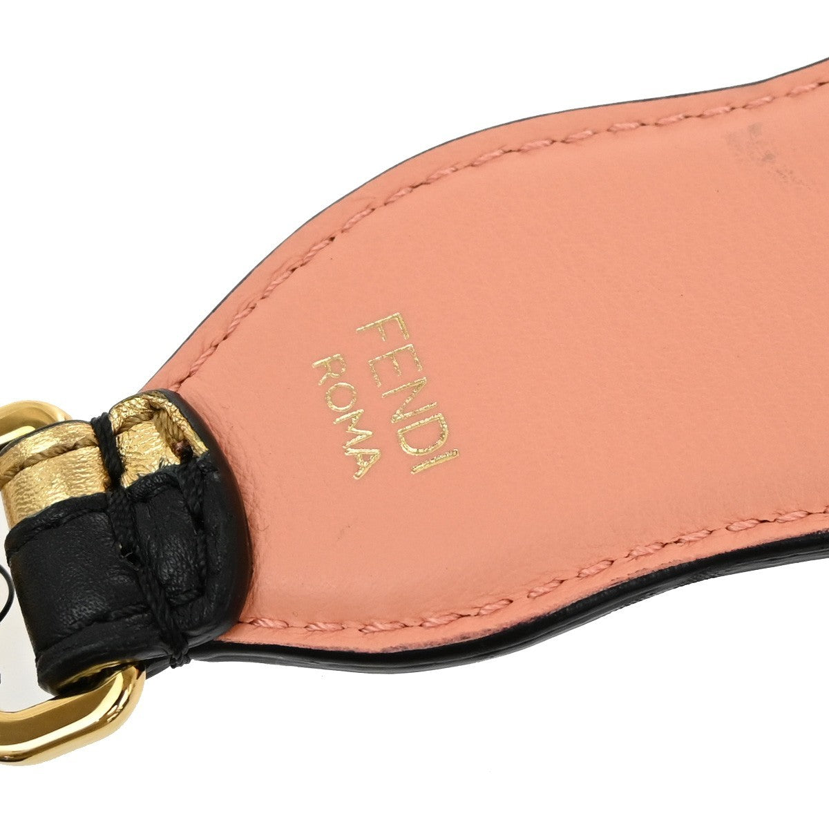 Fendi Logo Strap Leather