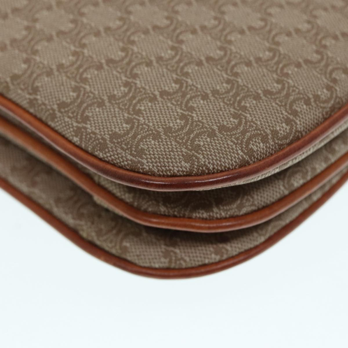 Celine Vintage Macadam Shoulder Bag Canvas