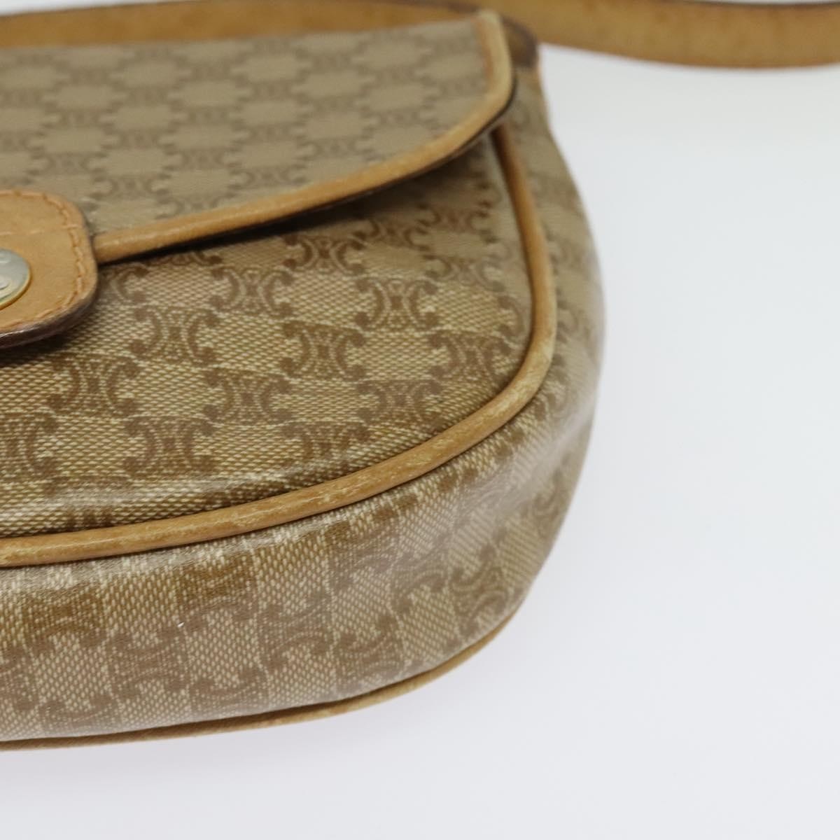 Celine Vintage Macadam Shoulder Bag Macadam Canva  Vinyl