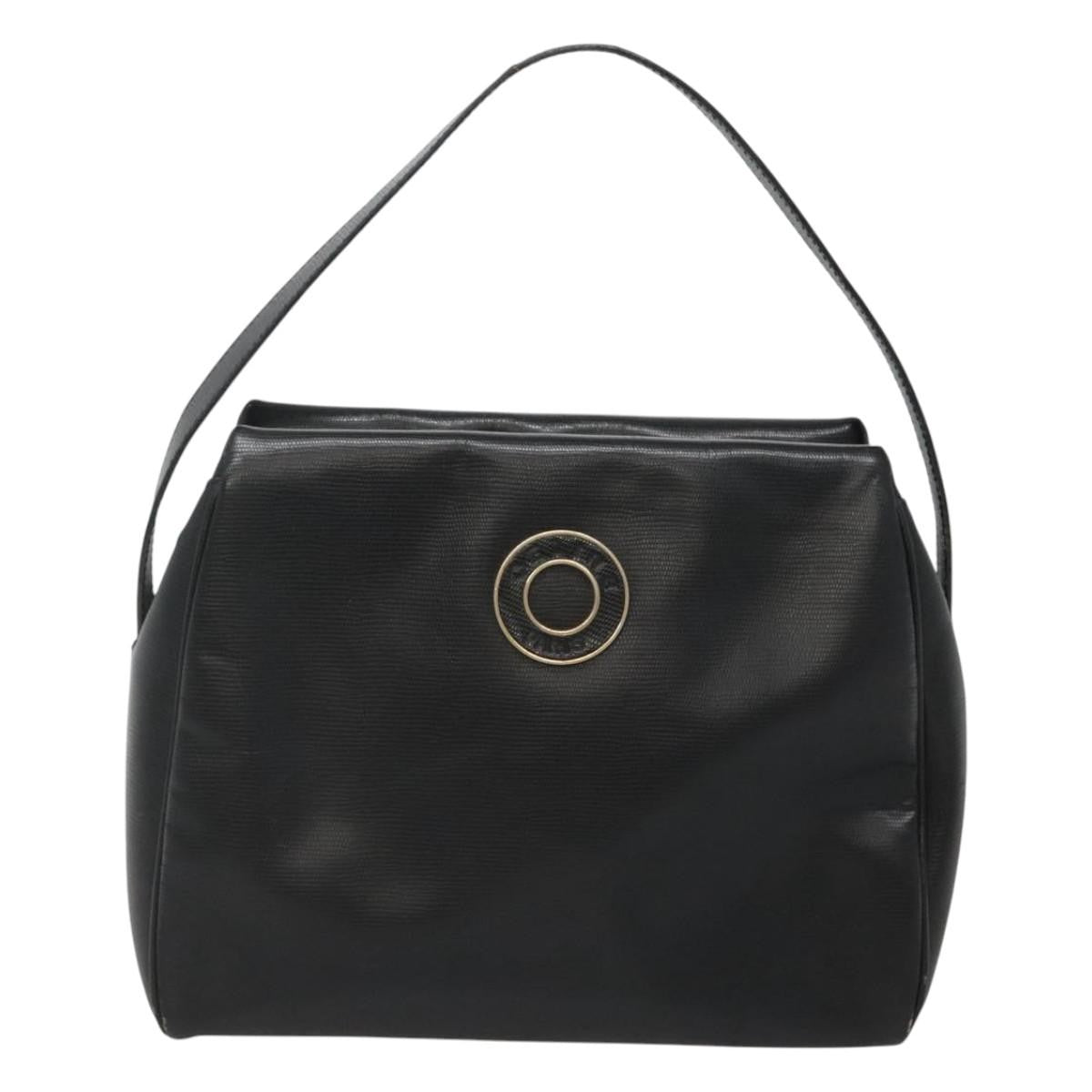 Celine Circle Logo Handbag Leather