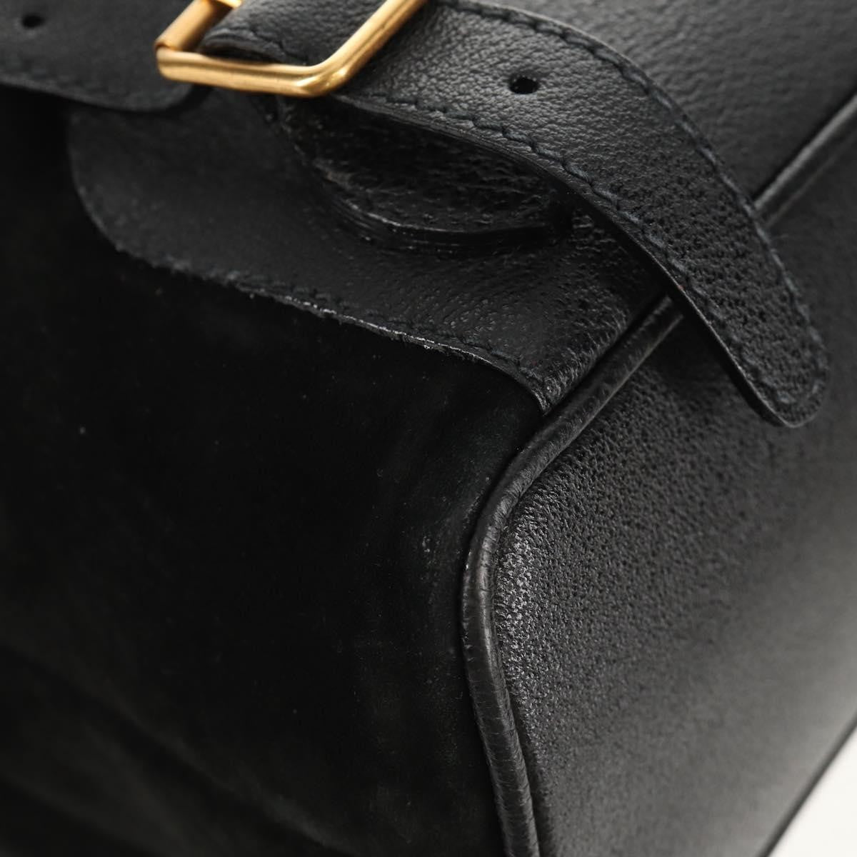 Gucci Vintage Bamboo Backpack Suede