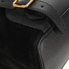 Gucci Vintage Bamboo Backpack Suede