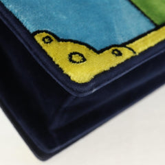 Prada Cahier Crossbody Bag Printed Velvet