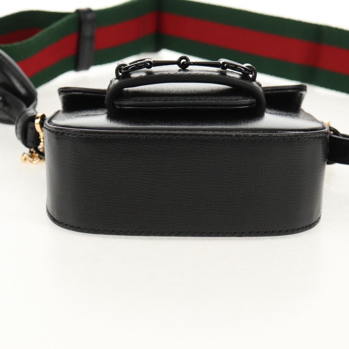 Gucci Vintage Horsebit Shoulder bag Leather