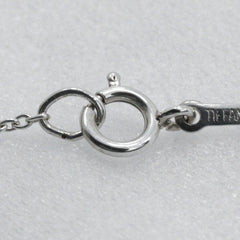 Tiffany & Co. Elsa Peretti Open Heart Pendant Necklace silver