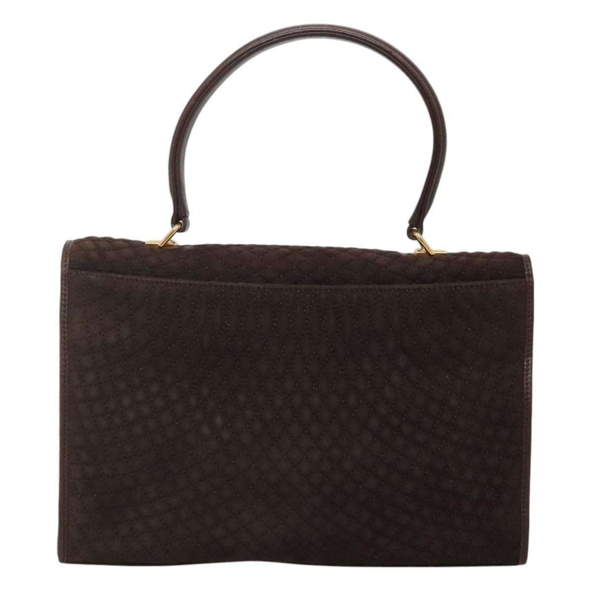 Bally Vintage Handbag Quilted suede