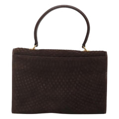 Bally Vintage Handbag Quilted suede