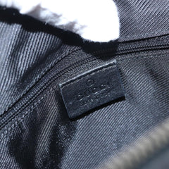 Gucci Vintage Shoulder Bag GG Canvas and Leather