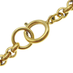 Chanel CC Heart Pendant Metal