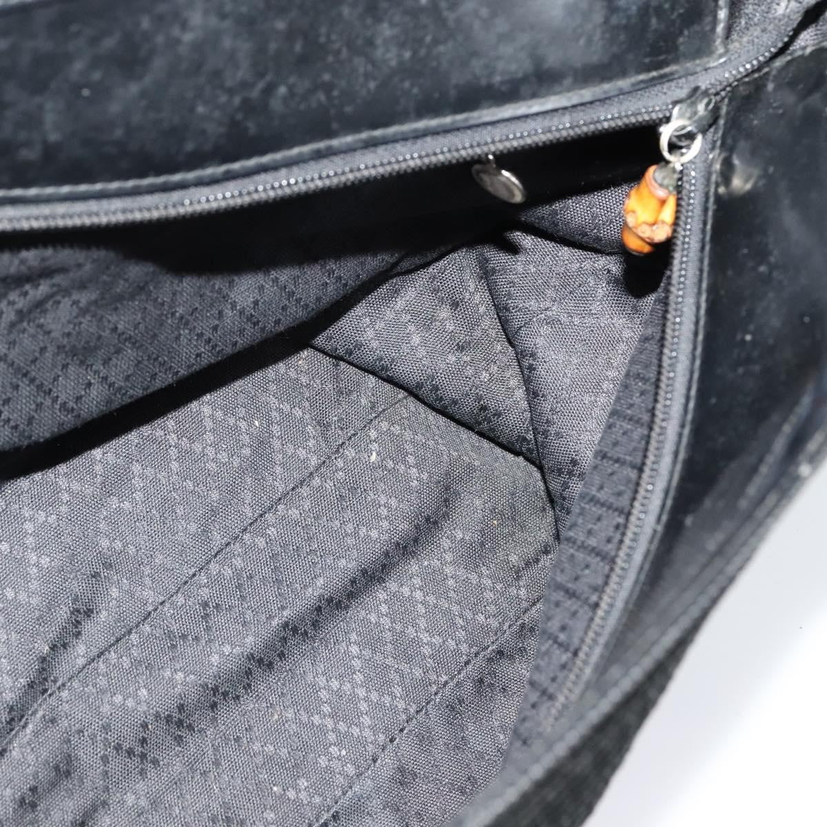 Gucci Vintage Bamboo Handle Bag Canvas