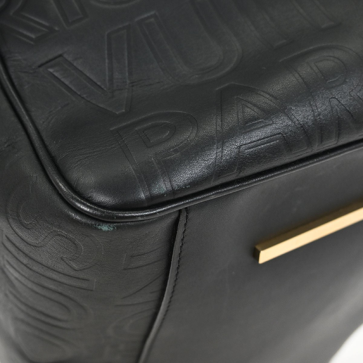 Louis Vuitton Paris Speedy Cube Bag Embossed Leather